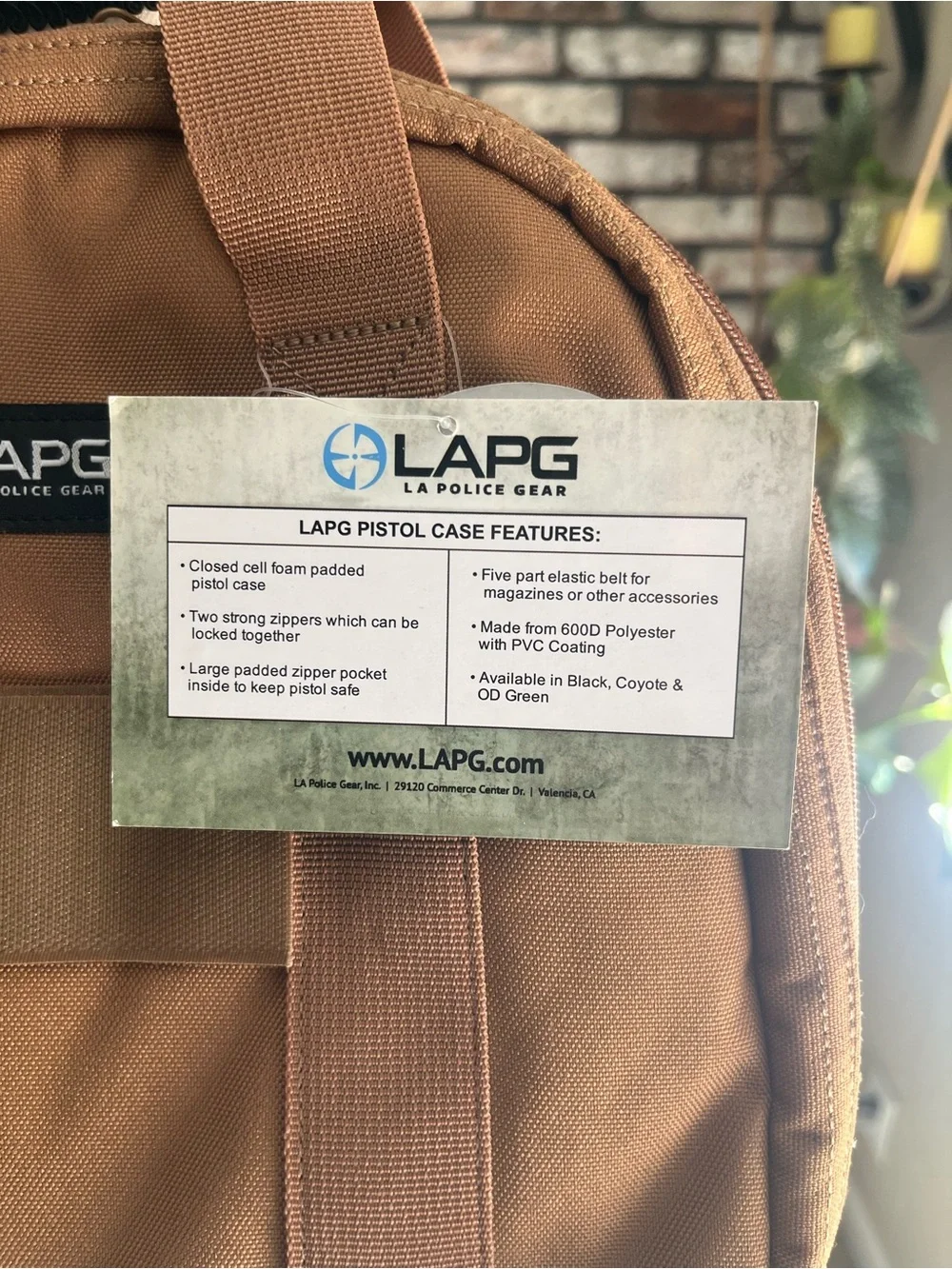 Tactical Duffel Bag in Brown